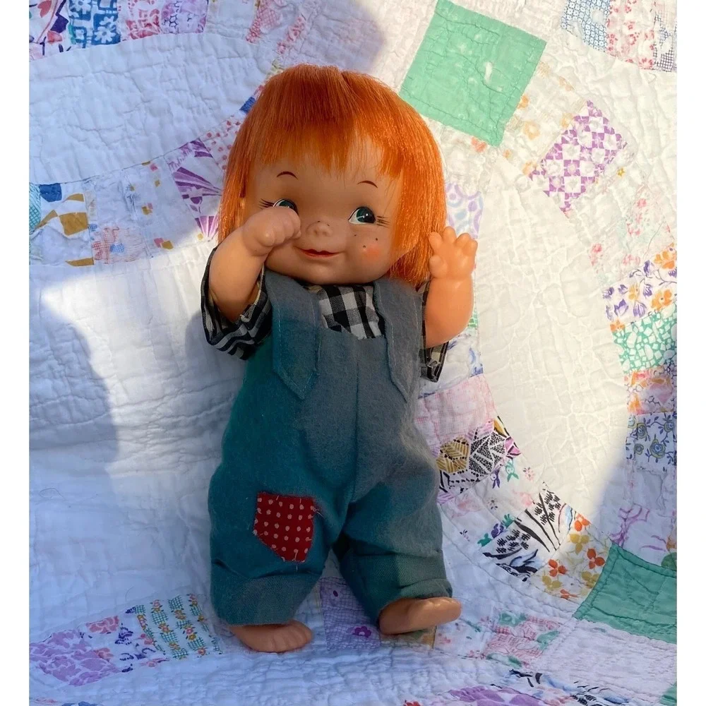 Vintage Red‎ Head Doll Store Dexter Advertisement Country Boy Made in Japan